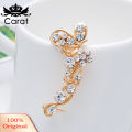 1Pc Sweet Women Rhinestone Inlaid Butterfly Right Ear Cuff Stud Earrings Jewelry. 