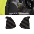 for Jimny 2019 2020 Center Console Side Air Outlet Decorative Stickers Car Interior Accessories Carbon Fiber. 