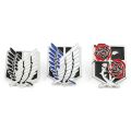 Classic Anime Aot Attack on Titan Brooch Wings of Freedom Enamel Pins Metal Badges Cosplay Collection Accessories Gift for Fans.