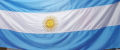 Argentina National Flag (10x4) Feet.
