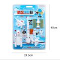 Space Exploration Rocket Space Shuttle Cosmic Satellite Toy Set Pretend Aviation Simulation Educational Model Toys For Children. 