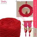 3 mm Red Cotton Rope- 500 gm. 