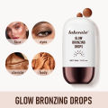 Glow Bronzing Drops Face Peptide Serums Liquid Bronzer Cream Hydrating Makeup For An Everyday Radiant Glow Summer Glow. 