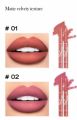 HANDAIYAN 8 Colors Velvet Matte Lip Stick Set Just A Kiss Lipstick Long Lating Waterproof Non-stick Cup Lipgloss Red Lips Lip Liner Makeup. 