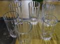 Everyday Use good quality strong crystal clear unique design Heavy 300 Ml Drinking Water glass set 6 pcs.