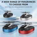 Car Solar Aircraft Freshener Car Perfume Helicopter Diffuser Interior Ventilation Air Aromatherapy Car Accessories Decoration.