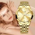 LIGE Ladies Wristwatch Luxury Waterproof Luminous Date Gold Watch For Women Dress Stainless Steel Quartz Women's Watches+Box. 