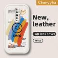 Chenyyka For OPPO Reno 2F Reno 2Z Case Fashion Rainbow Smile Thin Leather Soft Full Lens Back Cover Camera Protect Cases Shockproof Casing. 