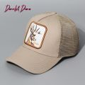2022 Summer Breathable Mesh Baseball Cap Women Men Snapback Trucker Hat Tiger Cat Embroidery Hip Hop Casquette Animals bone. 