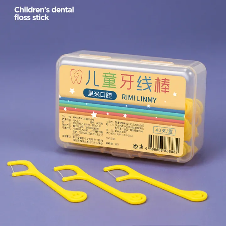 40Pcs/Box%20Baby%20Floss%20Cartoon%20Plastic%20Toothpick%20High%20Fine%20Baby%20Floss%20Stick%20Tools%20-%20Image%204
