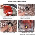 1Pcs 12V Universal Back Tail Flashing Led Light Red Color. 
