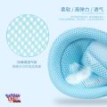 Baby Foldable Bath Tub Pad Adjustable Comfortable Non-Slip Baby Bath Seat Infant Safety Shower Antiskid Cushion Plastic Net Mat Baby Shower Net Bathtub Sit Up Mesh for Newborn.