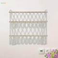 Stuffed Animals Storage Hammock Boho Cotton Rope for Kids Bedroom Home Decor.