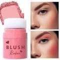 Cheek Lip Tinted Moistured Blush Stick Eyes Cheek and Lip Brighten Cream Bronzer Highlight Stick Matte Contour Makeup.
