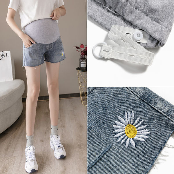 Shorts%20for%20Pregnant%20Women%20Summer%20Fashion%20Outdoor%20Ripped%20Denim%20Shorts%20Fashionable%20Mom%20Loose%20Wide%20Leg%20Pants%20Pregnant%20Maternity%20Pants%20Hot%20Pants%20-%20Image%205