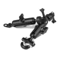 360° Rotating Handlebar Mount and Mirror Mount Holder Aluminum Alloy  For Motorcycle For Gopro Hero13/12/11/10/9/8/7/6/5/4+ Osmo Action Cameras Bike Bracket Motowolf brand. 