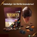 Hersheys Exotic Dark Chocolate Californian Almond Sprinkled with Blackberry Flavor 30g 2 Packets. 
