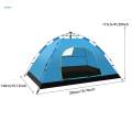 Camping Tent Easy Setup Lightweight Weatherproof Popup Tents Automatic Tent for Mountaineering. 