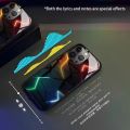 Cyberpunk Style Smart Phone Case Luminous LED Flash For Samsung S23 S22 Ultra S21 Plus S20FE A73 A53 A33 A72 A52 Call Flashing.