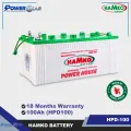 HAMKO HPD-100Ah 12V 100Ah Lead Acid IPS & UPS Battery (17 Plate) With 18 Months Warranty. 