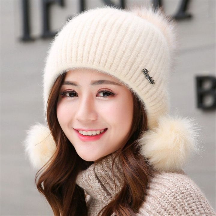 Student%20Women%20Knit%20Hat%20Winter%20Warm%20Hairball%20Caps%20Plush%20Hats%20Beanies%20Wool%20Hat%20-%20Image%206
