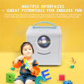 Q2 HD Mini Movie Projector Portable Home Theater Projector Movie Projector For Indoor Outdoor Travelling Use.