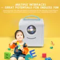 Q2 HD Mini Movie Projector Portable Home Theater Projector Movie Projector For Indoor Outdoor Travelling Use. 