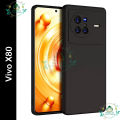 Premium Liquid Silicone Phone case for Vivo X80 Liquid Silicon Mobile Back Case Soft Silicone Phone Cover - মোবাইল ফোন - Phoneo.