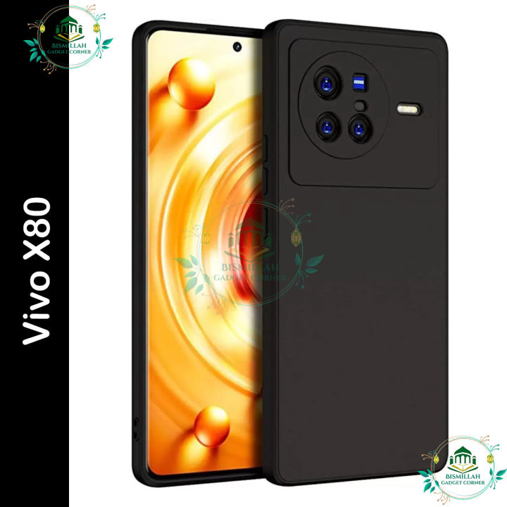 Premium Liquid Silicone Phone case for Vivo X80 Liquid Silicon Mobile Back Case Soft Silicone Phone Cover - মোবাইল ফোন - Phoneo