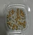 Multi Silver + Golden Pearls / Sprinkle / Cake Decoration / Sugar Ball - 25gm.