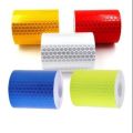 1/3M 5CM Decoration Reflective Tape Sticker Self-Adhesive Safety Warning Reflector Tape Strip Lattice Reflective Sheet Film Sticker for Car Cycle Bike Motorcycle. 