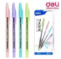 Deli EQ8-C Black Ink 0.7mm Semi Gel Pen - 12pcs. 