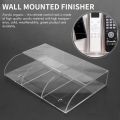 Clear Acrylic Remote Control Holder Wall Mount (Three Compartments). 
