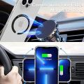 For Magsafe Magnetic Ring Universal Metal Sticker Support Wireless Charger Metal Plate Sheet for Magnet Car Mobile Phone Holder. 