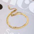【Deal of the day】 316L Stainless Steel Color Double-Layer Beads Anklets For Women Girl New Trend Leg Chain Waterproof Jewelry Gift Party 2023.