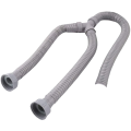 TWEXQNY 3pcs 3.5Ft Washing Machine Pvc Y Shaped Drain Discharge Hose Washer Pipe Connector , with 2 Waterproof Rings.