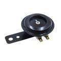 12V Horn For Motorcycle - 1 Pcs- Black. 