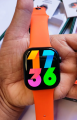 KW19 max .5D Curve Infinity Full HD IPS Display multicoloured double strap apple watch Series 9 watch for men women children. 