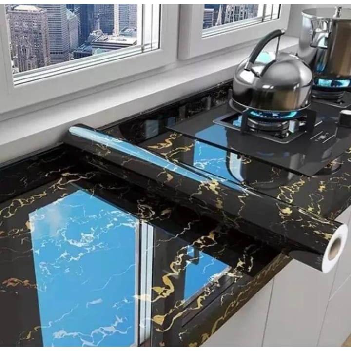 Self adhesive waterproof wallpaper sticker for home deco.