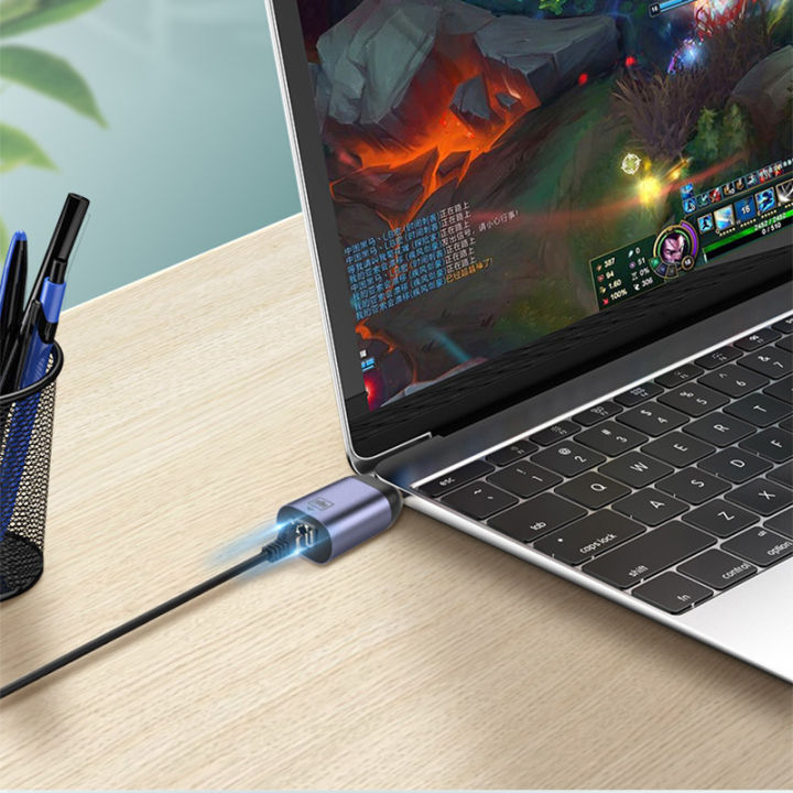 USB%20Type%20C%203.1%20RJ45%20LAN%20Ethernet%20Converter%20Adapter%20USBC%20to%20100/1000M%20Gigabit%20External%20Wired%20Network%20Plug%20for%20MacBook%20Win%207/8/10%20-%20Image%202