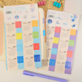 1/2 Set Calendar Index Sticker Month Stickers Tabs Planner Adults 2024 Adhesive Bookmark Date Planners. 