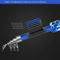 Kids Fishing Pole Set Telescopic Fishing Rod and Spinning Reel Combo Children Child Fishing Rod Baits Hooks for Saltwater Travel.