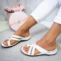 Outside Women Slippers Platform Women Sandals Open Toe Slip on Beaches Slides Comfortable Orthopedic Flip Flops Girl Pantuflas.