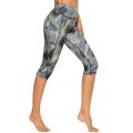 Yoga Pants Women with Pocket Capris Cropped Leggings Sport Girl Gym Pants Tummy Control Jogging Tights Female Fitness Trouers.