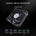 120/140mm Cooling Fan PC Case Fan 4-Pin PWM Cooling Fan Silent with Hydraulic Bearing for Radiator CPU Cooler Computer Case.