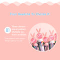 Kawaii Rabbit Ballpoint Pen 10 Colors Cartoon Cute Bunny Sequin Pens Kids School Office Stationery Multicolor Ball Pen jingu.