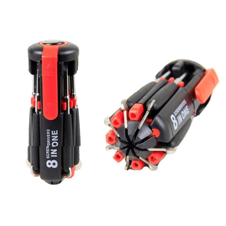 8 In 1 Multi Screwdriver With Powerful Torch