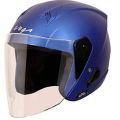 Vega Lark ISI Certified Glossy Open Face Helmet for Men and Women with Long Clear Visor. 