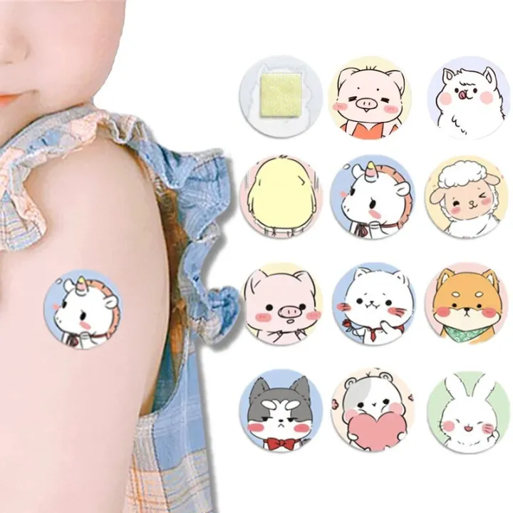120pcs/set%20Cartoon%20Patch%20for%20Children%20Kids%20Wound%20Plaster%20First%20Aid%20Bandages%20Strip%20Round%20Shape%20Available%20Kawaii%20Band%20Aid%20Sticking%20-%20Image%202