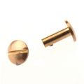 10x Arc Solid Brass Button Stud Screw Nail Leather Rivet Belt 12mm.